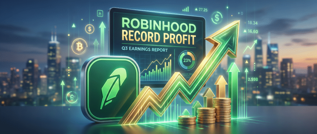 Robinhood отчитался о рекордной прибыли