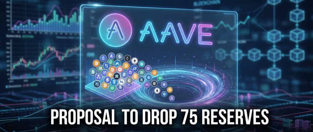 Aave предложил отказаться от 75 резервов