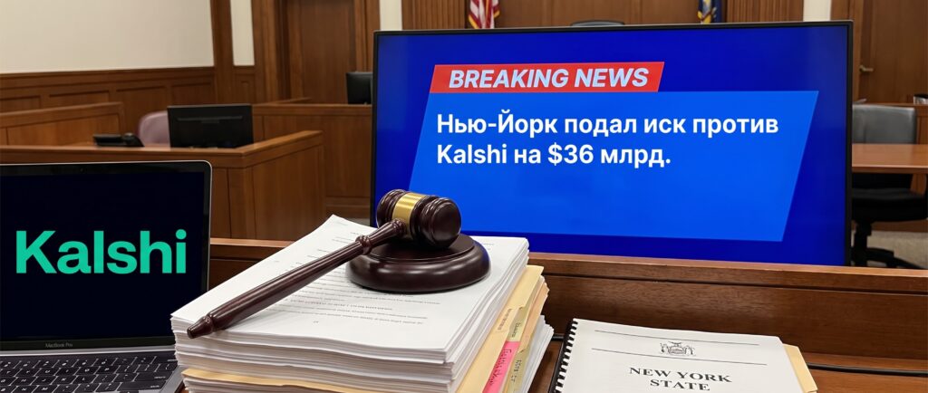 Нью-Йорк подал иск против Kalshi на $36 млрд
