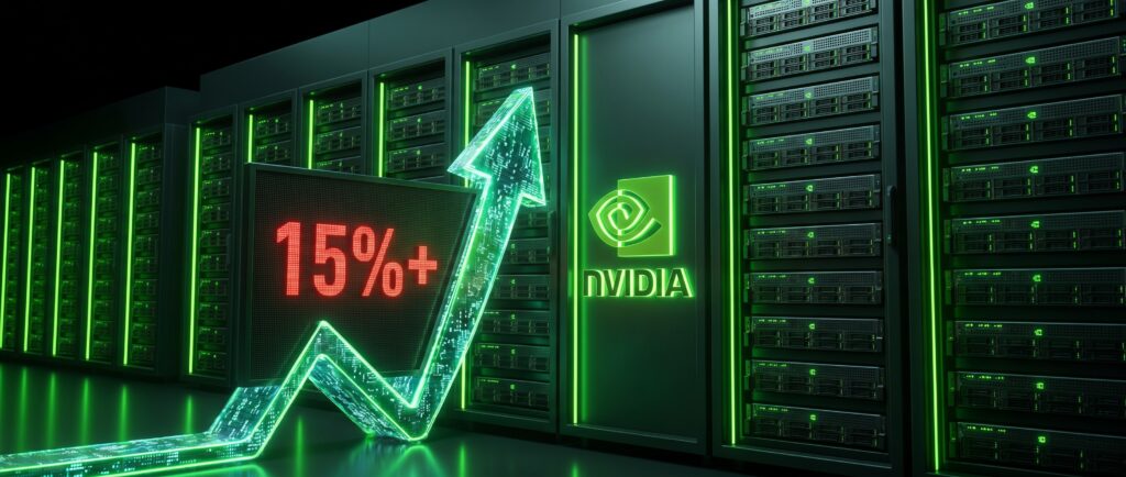 Nvidia поднимет цены на ИИ-серверы более чем на 15%