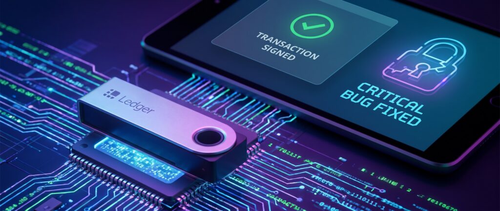 Ledger исправила критический баг подписания транзакций