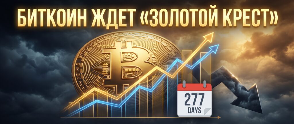 Биткоин ждет «золотой крест» после 277 дней медвежьей фазы