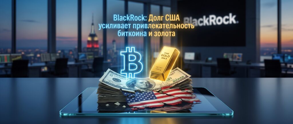 BlackRock: долг США усиливает привлекательность биткоина и золота