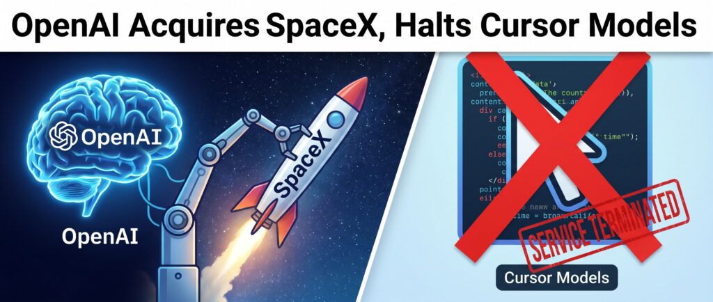 OpenAI прекращает предоставление моделей Cursor после покупки SpaceX