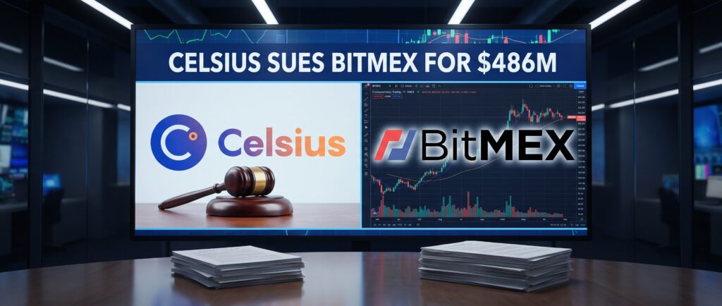 Celsius требует от BitMEX $486 млн за ликвидации
